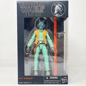 Hasbro Star Wars The Black Series #07 Greedo 6-inch action figure Orange Line